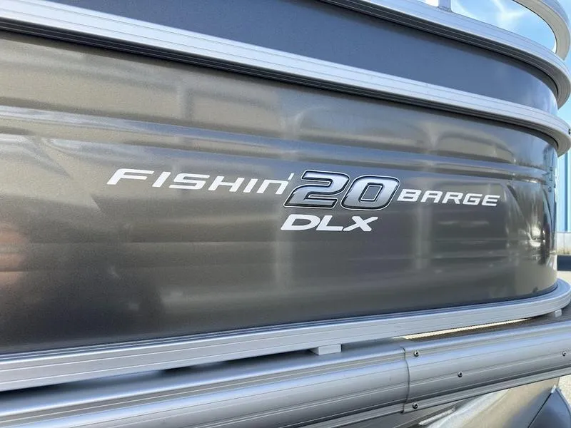 Slide: The Image of 2025 Sun Tracker Fishin' Barge 20 DLX boat exterior detail. - 4