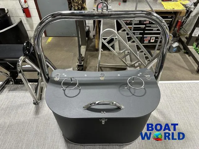 Slide: The Image of Tahoe LTZ 2385 Quad Lounge Tritoon & Honda 4-Stroke EFI 2025 - 26