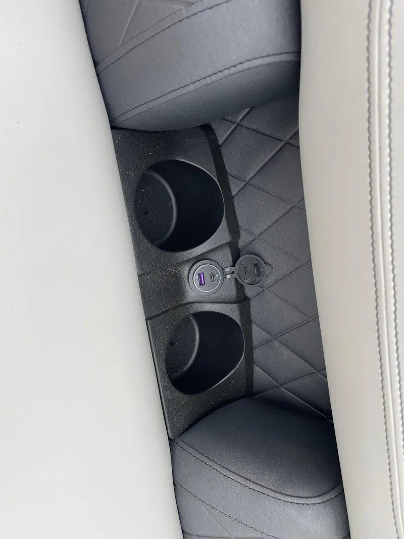Slide: The Image of 2024 Starcraft SLS 5 interior cup holders with quilted design. - 16