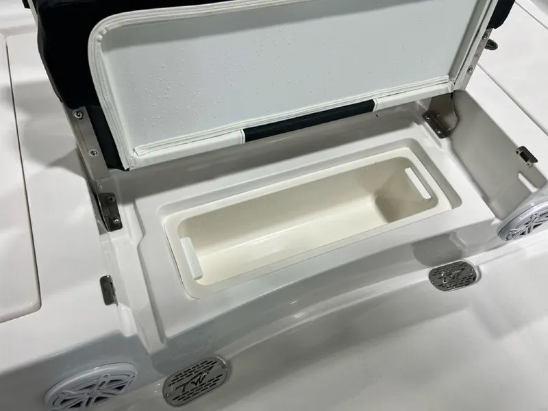 Slide: The Image of Open storage compartment on 2025 Tidewater 2300 Carolina Bay boat. - 31