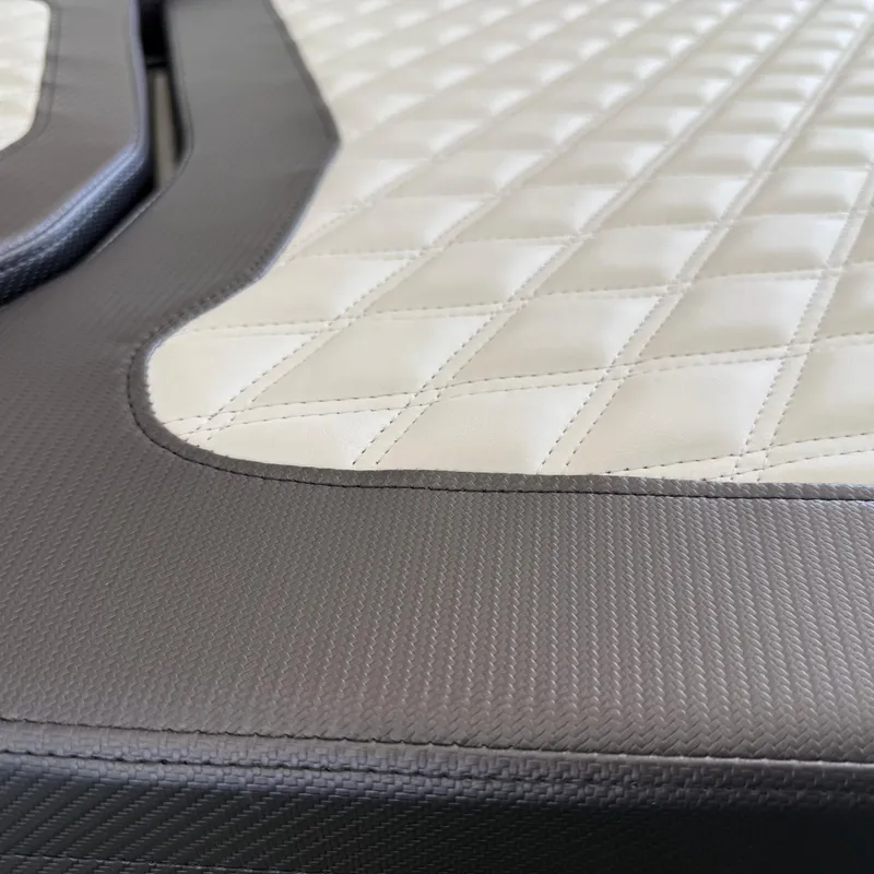 Slide: The Image of Close-up of 2025 Highfield Sport 700's quilted upholstery detail. - 27