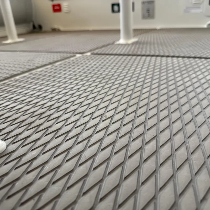 Slide: The Image of Non-slip deck surface of 2025 Highfield Patrol 860 boat. - 24