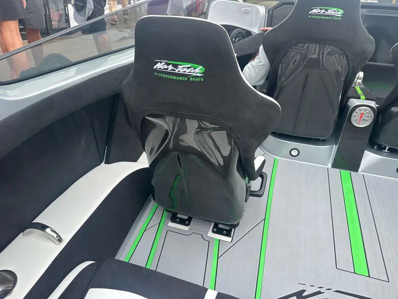 Slide: The Image of 2025 Nor-Tech 4000 Supercat interior with sleek seats and modern design. - 34