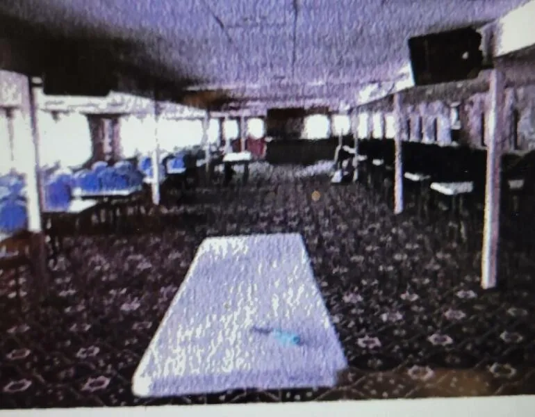 Slide: The Image of Spacious interior of a 1985 custom dinner excursion passenger vessel. - 11