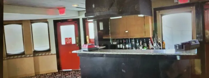 Slide: The Image of Interior of a 1985 custom dinner excursion passenger vessel with bar area. - 13