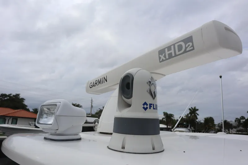 Slide: The Image of Boston Whaler 380 Outrage 2022 with Garmin xHD2 radar and FLIR camera. - 27