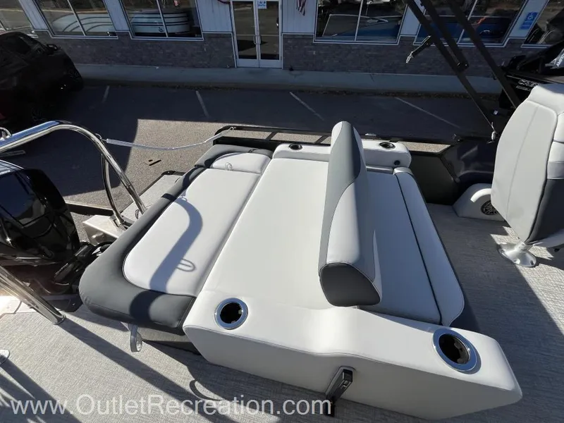 Slide: The Image of 2024 Avalon LSZ Versatile Rear Bench with cup holders and adjustable seating. - 19