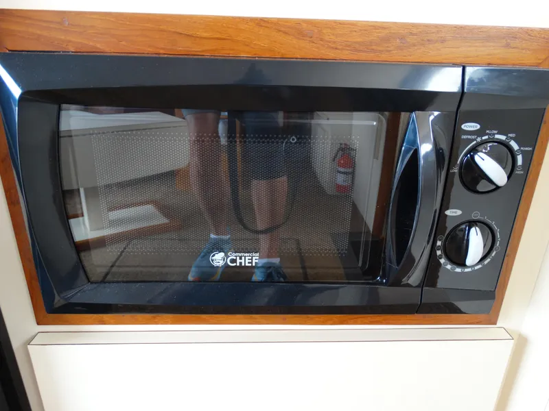 Slide: The Image of Microwave in Egg Harbor 33 Sedan, 1991 model. - 29