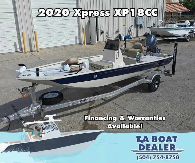 Slide: The Image of 2020 Xpress XP18CC boat for sale with financing options at LA Boat Dealer. - 0