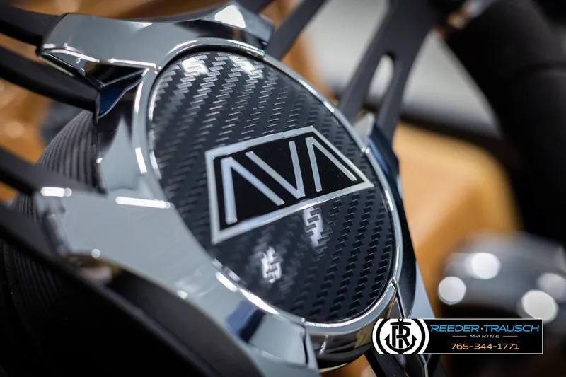 Slide: The Image of Close-up of 2025 Avalon LSZ ELW steering wheel with carbon fiber design. - 32