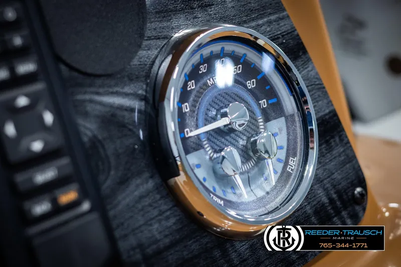 Slide: The Image of Close-up of 2025 Avalon LSZ ELW speedometer and fuel gauge on dashboard. - 36