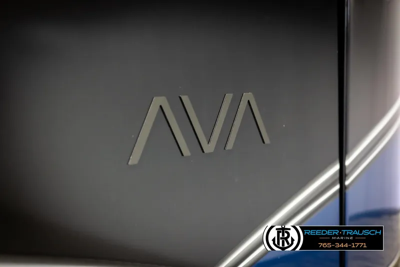 Slide: The Image of 2025 Avalon LSZ ELW logo on sleek black surface. - 47