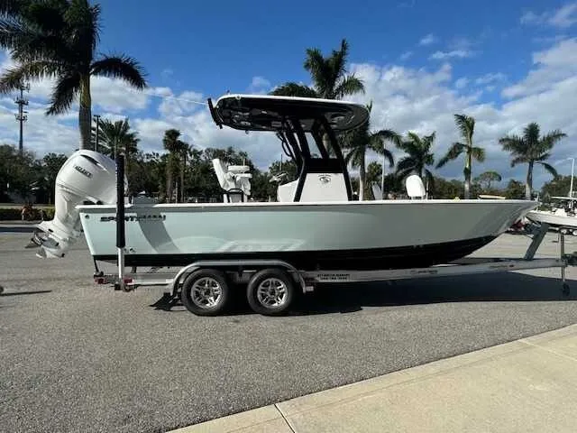 Slide: The Image of Sportsman Masters 247 Bay Boat 2025 - 2