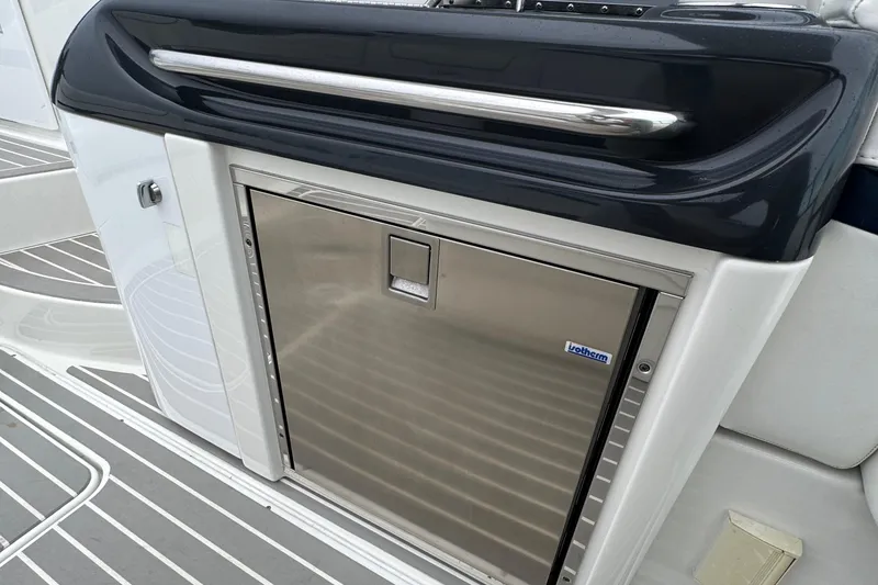 Slide: The Image of Stainless steel refrigerator on 2018 Formula 310SS boat deck. - 17