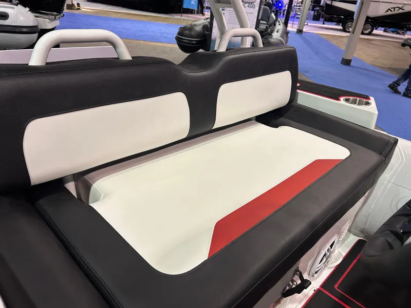 Slide: The Image of 2025 Highfield Velox 420 boat with sleek design and modern features. - 9