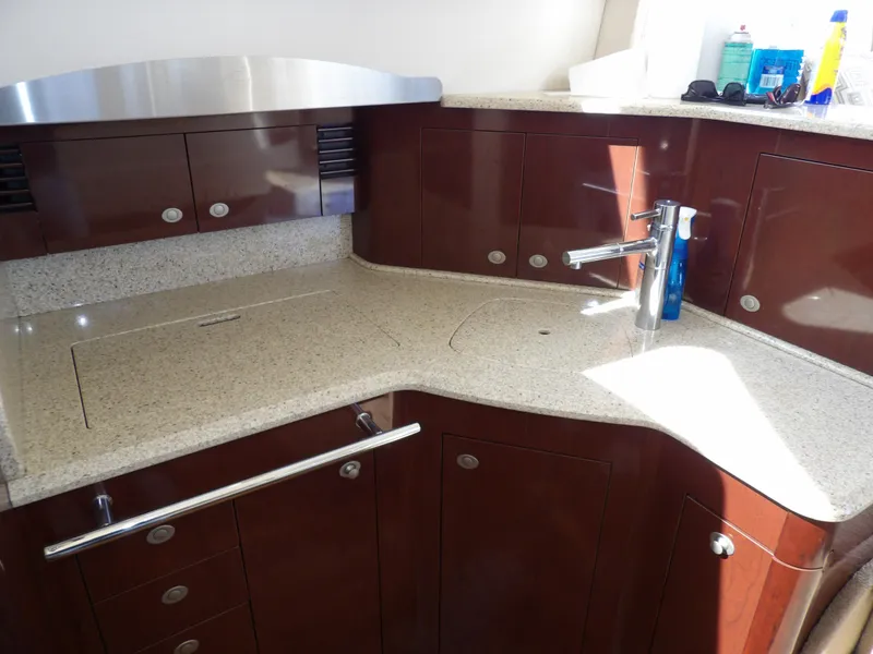 Slide: The Image of Luxurious kitchen area in 2008 Sea Ray 44 Sedan Bridge yacht. - 28
