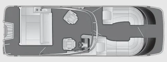 Slide: The Image of Bennington QX Swingback 25 QXSBA Tritoon 2025 - 2