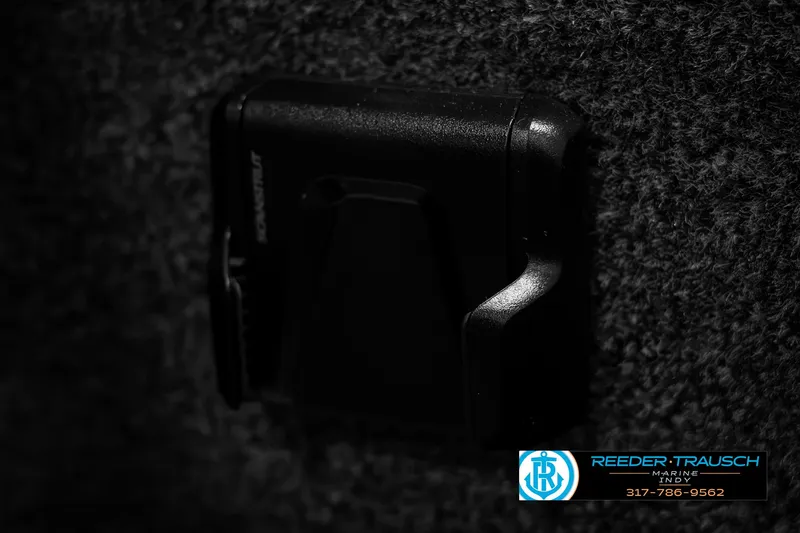 Slide: The Image of Close-up of a 2025 Lund 1775 Adventure Sport boat component, featuring textured surface. - 30