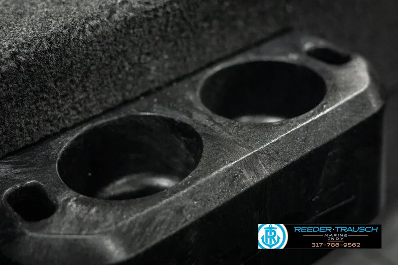 Slide: The Image of Close-up of 2025 Lund 1775 Adventure Sport cup holders. - 38