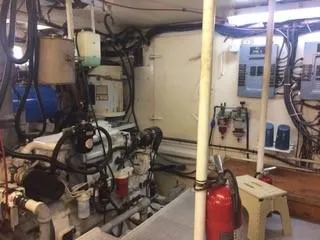 Slide: The Image of Control panel room with gauges, tools, and storage in a 2000 Expedition custom model. - 26