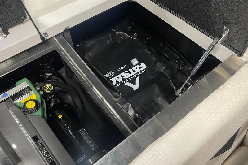 Slide: The Image of Supreme S220 2024 model engine compartment with ballast system and components. - 24