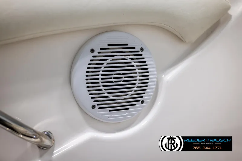 Slide: The Image of White speaker on a 2008 Regal 1900 boat interior. - 36