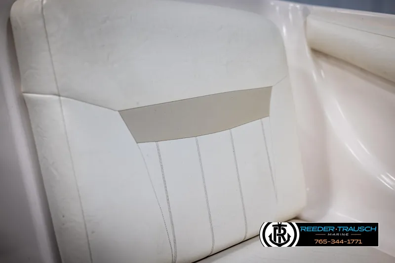 Slide: The Image of White seat upholstery in a 2008 Regal 1900 boat. - 37