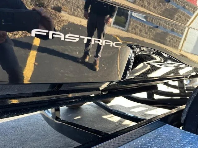 Slide: The Image of 2025 Regal LS9 Surf boat with Fastrac hull design, close-up view. - 44