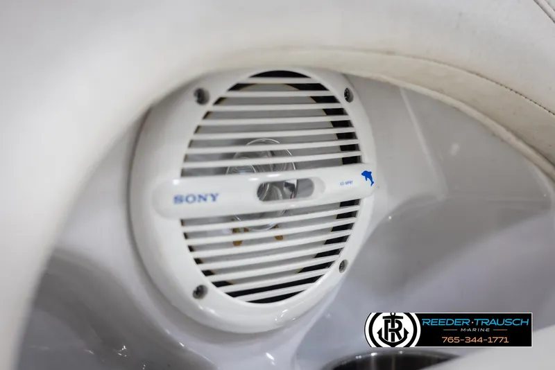 Slide: The Image of Sony speaker on 2006 Crownline 230 LS boat interior. - 42