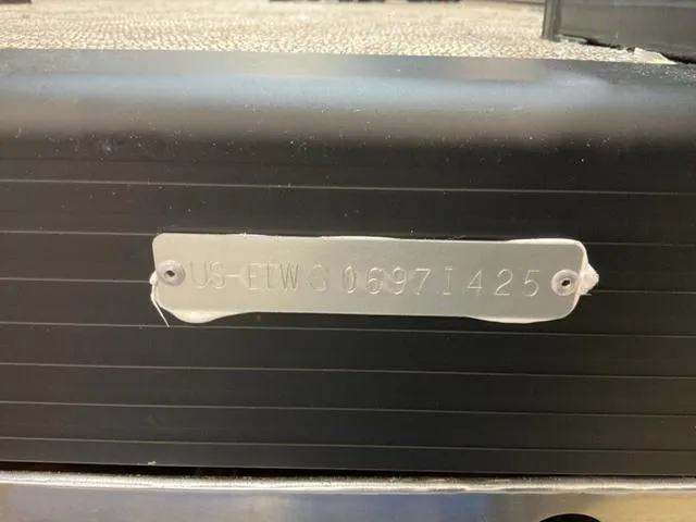 Slide: The Image of 2025 Bennington 23 SL boat hull identification number plate. - 16