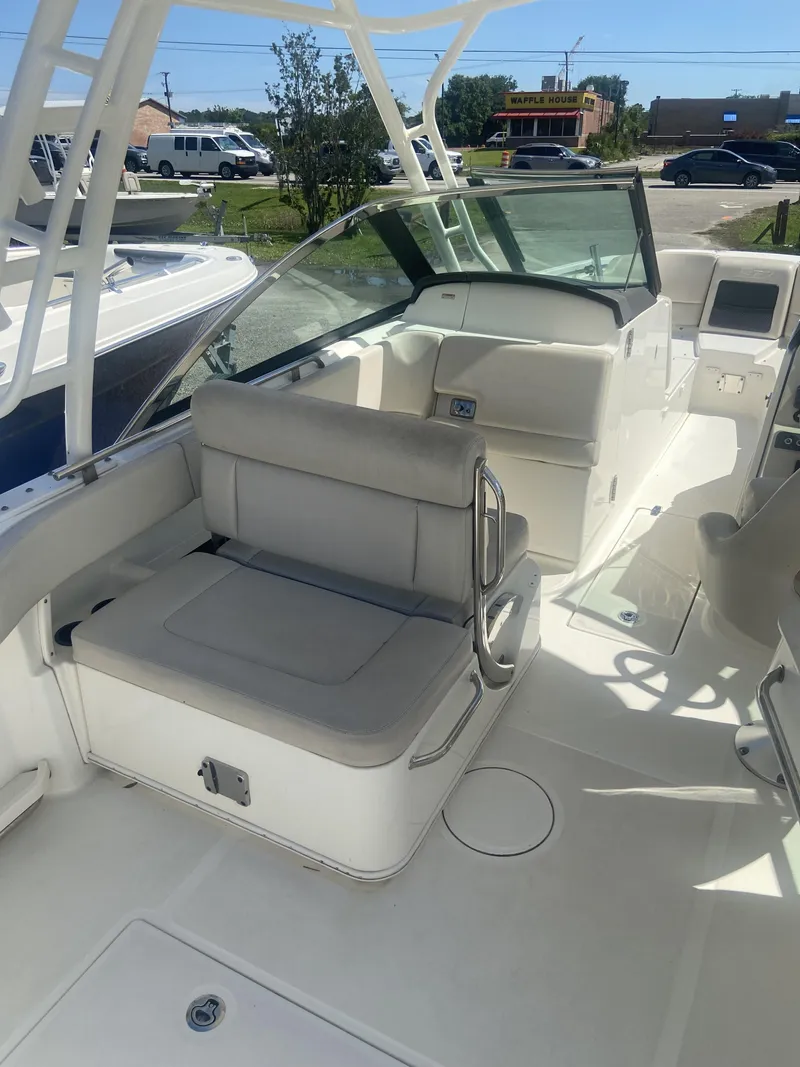 Slide: The Image of Interior of a 2018 Boston Whaler 230 Vantage boat. - 12