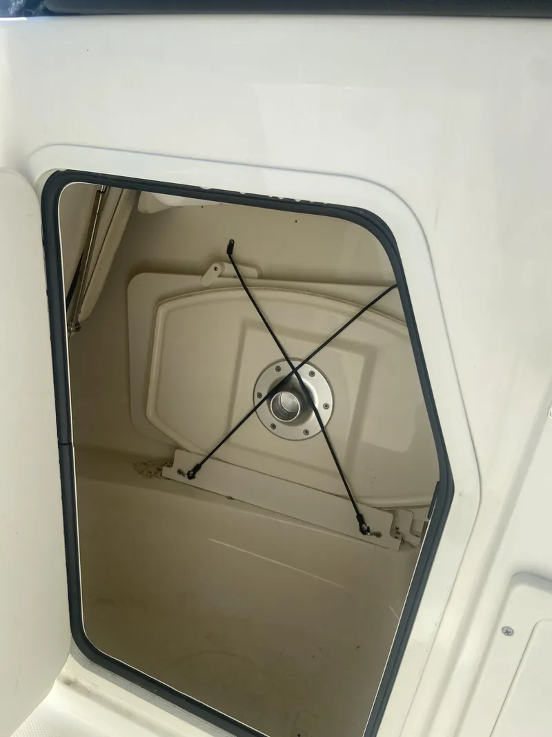 Slide: The Image of Storage compartment in 2018 Boston Whaler 230 Vantage boat. - 9