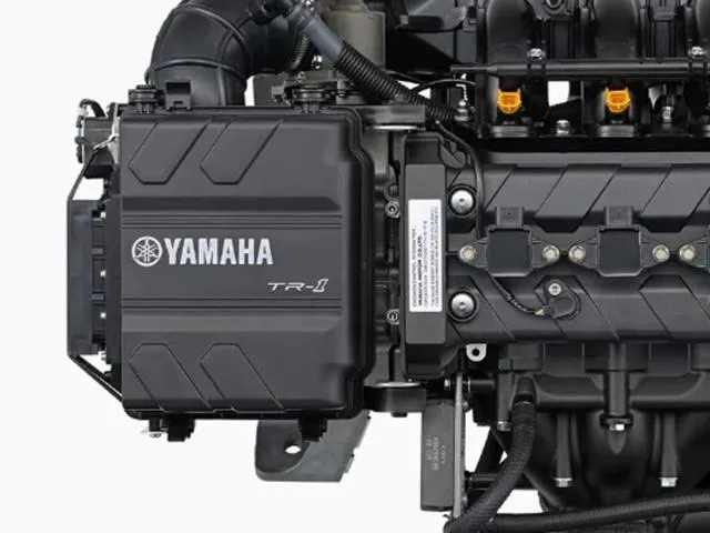 Slide: The Image of Parts store interior with counter, shelves, and Yamaha Waverunners Superjet® 2023 accessories. - 14