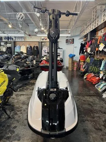Slide: The Image of 2023 Yamaha Waverunner Superjet® handlebar close-up, showcasing sleek design and controls. - 3