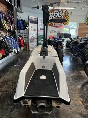 Slide: The Image of 2023 Yamaha Waverunner Superjet® rear view, showcasing jet propulsion system. - 5