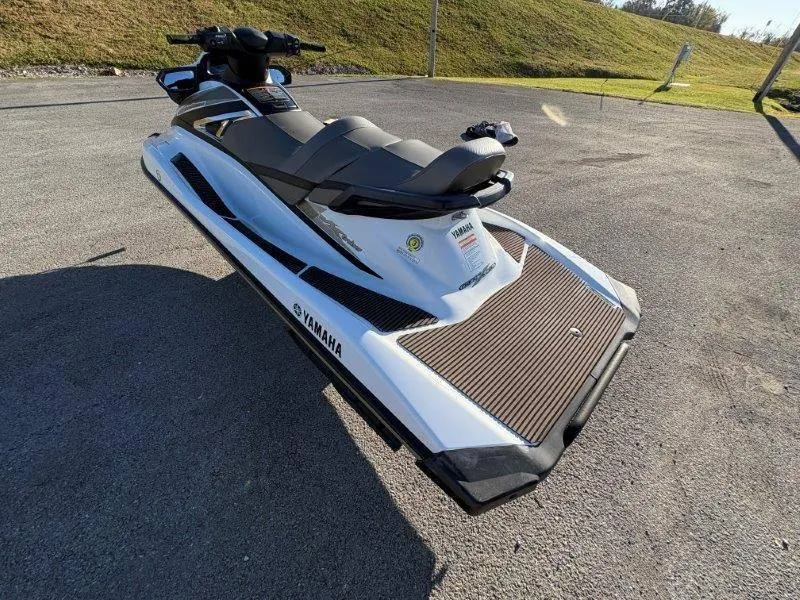 Slide: The Image of 2015 Yamaha Waverunner VX Cruiser jet ski parked on asphalt. - 13