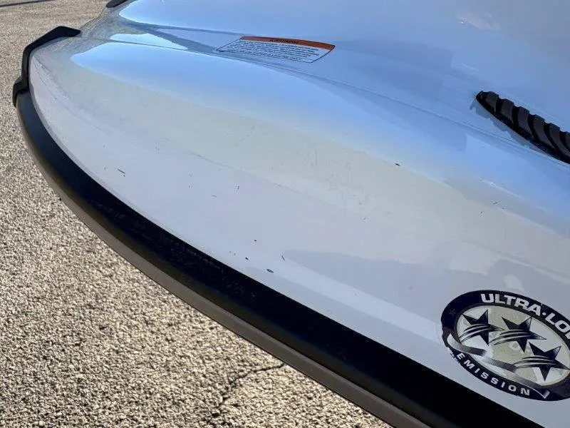 Slide: The Image of Close-up of 2015 Yamaha Waverunner VX Cruiser hull with Ultra-Low Emission sticker. - 22