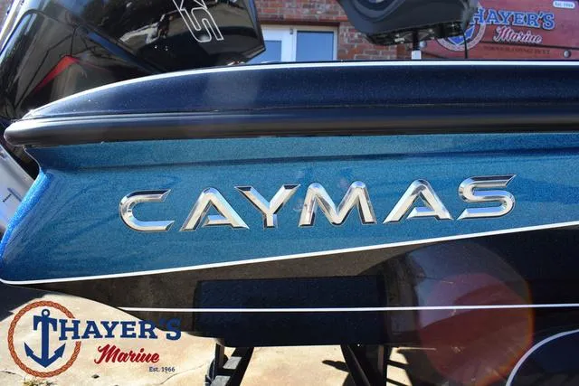 Slide: The Image of 2025 Caymas CX 21 PRO boat at Thayer's Marine dealership. - 4