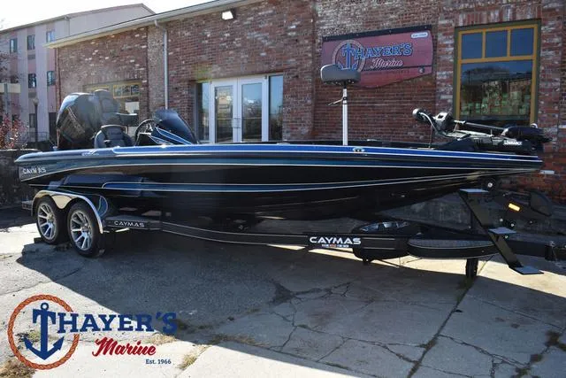 Slide: The Image of 2025 Caymas CX 21 PRO boat at Thayer's Marine dealership. - 47