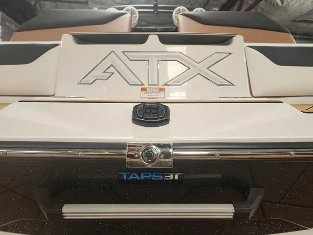 Slide: The Image of 2024 ATX Boats 24 TYPE-S with TAPS 3T technology, rear view. - 11