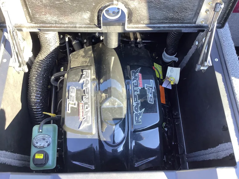 Slide: The Image of 2019 Supra SL450 engine compartment with Raptor 6.2L motor. - 32