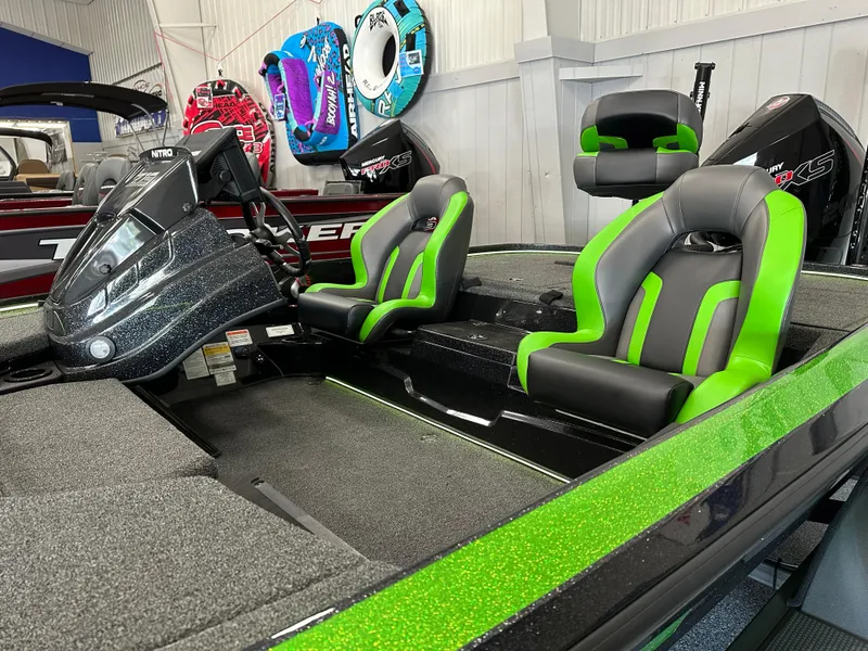 Slide: The Image of Nitro Z19 2025 boat dashboard with advanced navigation and control systems. - 8