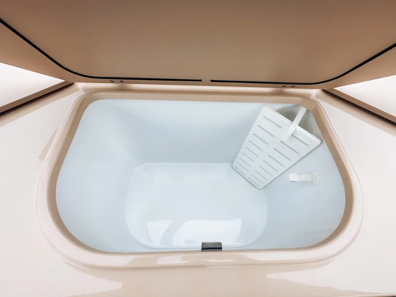 Slide: The Image of Livewell compartment in 2024 Godfrey Sweetwater 22' Rear Fish & Cruise Tritoon. - 13