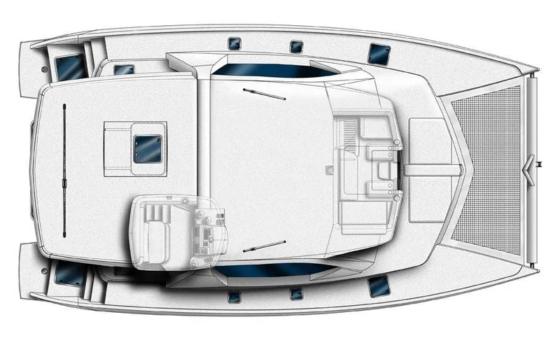 Slide: The Image of Manufacturer Provided Image: Leopard 44 Deck Layout Plan - 187
