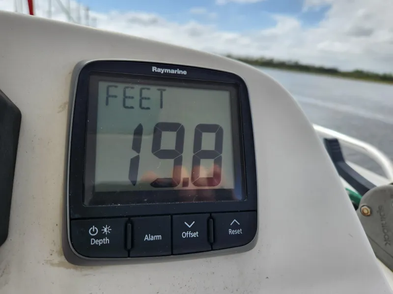 Slide: The Image of 2015 Leopard 44 catamaran docked, showcasing deck and rigging details. - 46