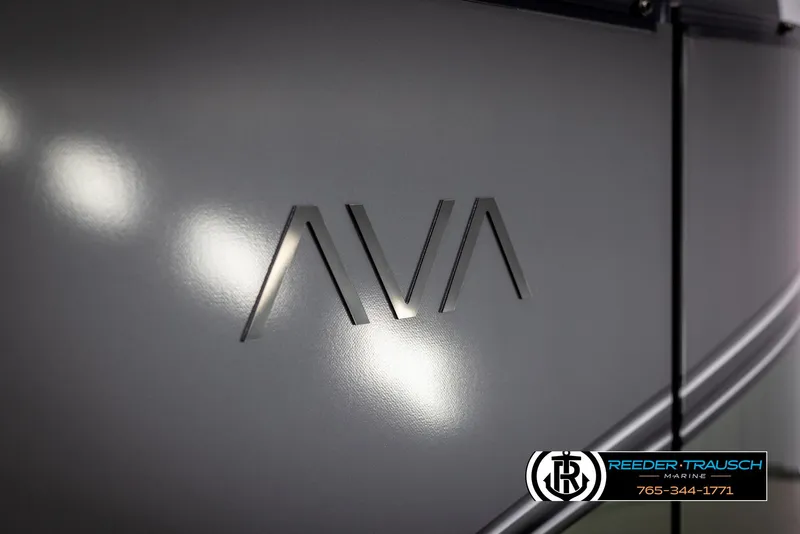 Slide: The Image of 2025 Avalon LSZ QLS logo on sleek gray surface. - 43