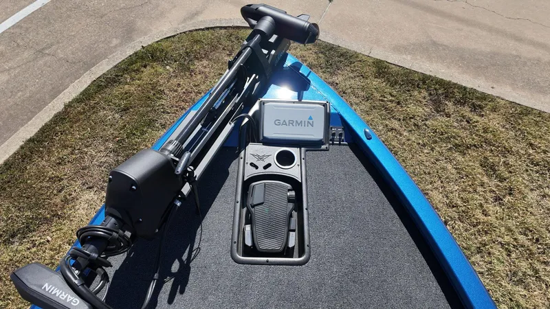 Slide: The Image of 2023 Vexus AVX2080 boat with Garmin navigation system on deck. - 5