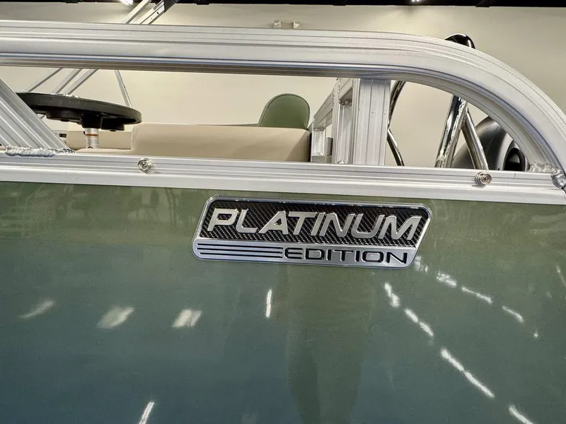 Slide: The Image of 2025 Tahoe LTZ 23 Elite Platinum Edition boat with sleek design and premium features. - 8