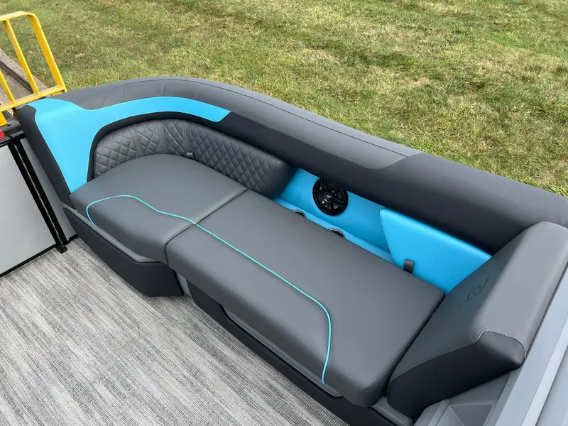 Slide: The Image of Luxurious seating on 2025 Godfrey Sweetwater 2286 sFLC TRI PWR STR boat. - 25