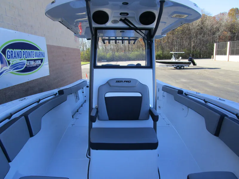 Slide: The Image of 2025 Sea Pro 292 Offshore boat interior at Grand Pointe Marina. - 28